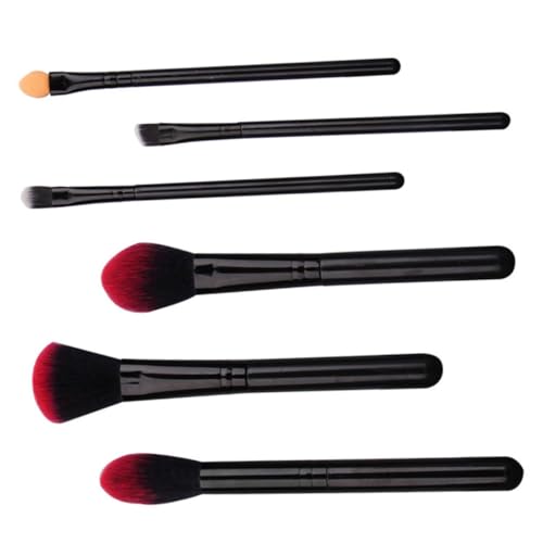 HEALEEP 6Stücke Teiliges Make Up Pinselset mit Weichen Borsten für Präzises Auftragen von Lidschatten und Augenbrauen Tragbar und Langlebig von HEALEEP