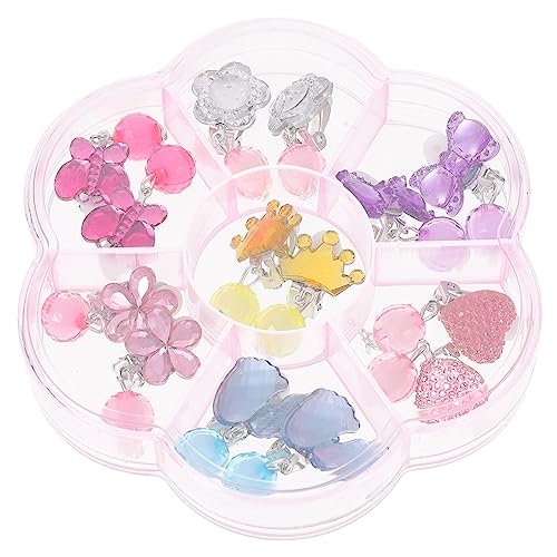 HEALEEP 7 Paare Ohrclips Cartoon Ohrschmuck für Mädchen Hypoallergen nicht Durchstoßend für Partys und Alltag Praktischer Aufbewahrungsbox HEALEEP 7 Paare Ohrclips Cartoon Ohrschmuck für Mädchen Hypoallergen nicht Durchstoßend für Partys und Alltag Praktischer Aufbewahrungsbox von HEALEEP