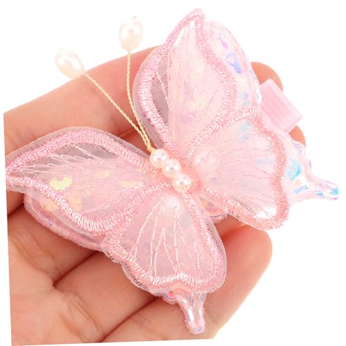 HEALEEP 8 Stück Teiliges Schmetterling Haarclips für Mädchen Bunte Haarklammern Süßer Haarschmuck für Party Alltag Geburtstag und Besondere Anlässe Dekoratives Haarstyling zubehör von HEALEEP