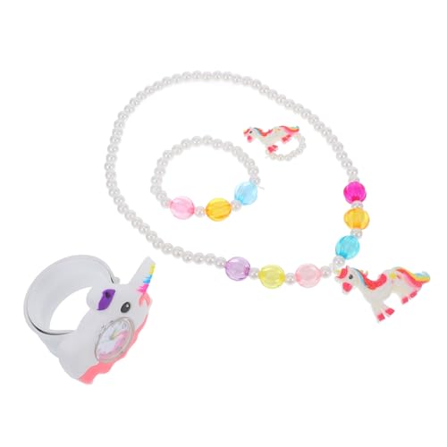 HEALEEP Armbanduhren Set für Mädchen Silikon Schmuck mit Armband und Halskette Niedliches Design für Alltag und Besondere Anlässe HEALEEP Armbanduhren Set für Mädchen Silikon Schmuck mit Armband und Halskette Niedliches Design für Alltag und Besondere Anlässe von HEALEEP