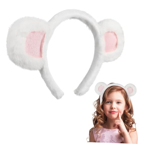 HEALEEP Bärenohren Stirnband Party Kopfbedeckung Modellier Stirnband Für Cosplay Haarband Bärenohren Haardekor Für Mädchen Und Bekannte von HEALEEP