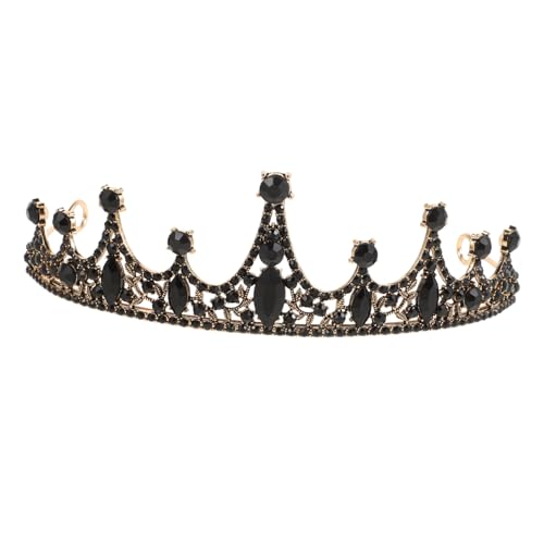 HEALEEP Barock Brautkrone Hochzeit Haarschmuck Kopfbedeckung Damen Vintage Stil Braut Accessoire Geeignet für Hochzeit Party Festball von HEALEEP
