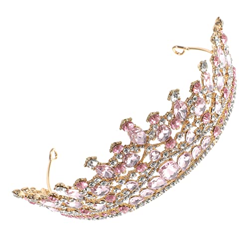 HEALEEP Barock Brautkrone mit Funkelnden Strasssteinen Leichtes Stirnband für Damen und Mädchen Eleganter Haarschmuck für Hochzeit Geburtstag Party und Festliche Anlässe von HEALEEP