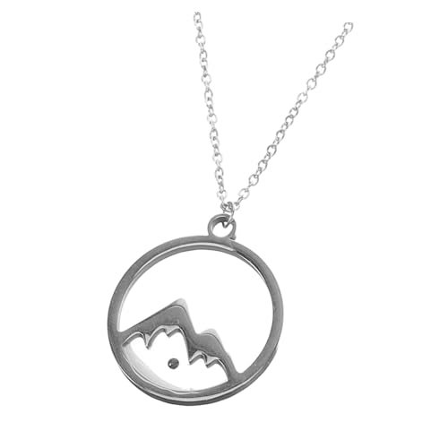 HEALEEP Berganhänger Halskette für Frauen Stilvolles Schmuckstück mit Bergmotiv Symbolisiert und für Besondere Anlässe Leichtem und Strapazierfähigem Material Kombinierbar mit von HEALEEP