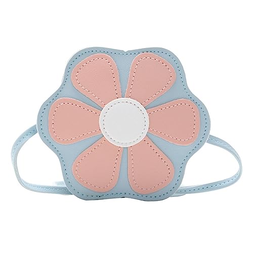 HEALEEP Blumen Design Umhängetasche für Mädchen Leichte Kompakte Kinderhandtasche PU und Praktisch für Täglichen Gebrauch von HEALEEP