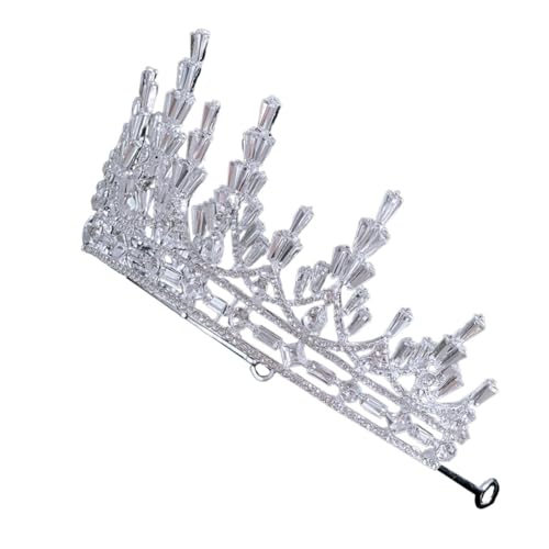 HEALEEP Braut Tiara Haarschmuck mit Strass Verzierungen Krone für Damen Leichtes Langlebiges Braut Stirnband Eleganter Schmuck für Hochzeit Verlobung von HEALEEP