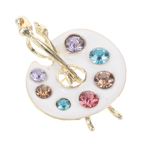 HEALEEP Brosche Farbpalette für Frauen Modisches Accessoire für Anzüge Hüte und Schals mit Strassstein Vielseitig Tragbar für Verschiedene Outfits von HEALEEP