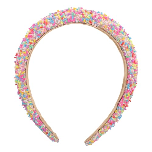 HEALEEP Buntes Breites Damen Haarband mit Weichem Modisches Stirnband für Party Make up und Alltag Leichtes Süßes Accessoire für Frauen und Mädchen von HEALEEP