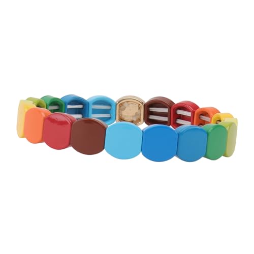 HEALEEP DIY Honigwaben Legierungsarmband Handgefertigt mit Lackierung Leichtes Langlebiges Unisex Armband für Damen und Herren Kreatives Schmuckstück in Verschiedenen Farben für Alltag von HEALEEP