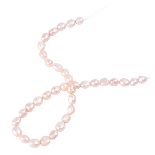 HEALEEP DIY Perlenkette Barockperlen Halskette für Damen Natürliche Perlen für Schmuckherstellung ca Bunte Halbfertigprodukte für Kreative Projekte von HEALEEP