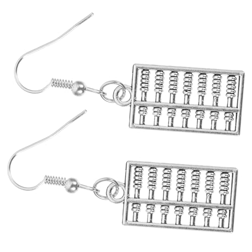 HEALEEP Damen Abacus Ohrringe Anhänger Design Leicht Handgefertigt Mathelehrer Schmuck Geschenk Mädchen von HEALEEP
