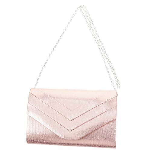 HEALEEP Damen Abendtasche Clutch Bag aus Samtigem Material Kompakt und Tragbar für Hochzeit Party Bankett und Alltag Stilvolle Umschlagtasche für Abendveranstaltungen Passend für Handy von HEALEEP