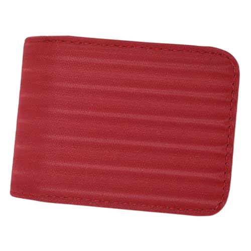 HEALEEP Damen Lippenstiftetui mit Spiegel Mini Kosmetiktasche Kompakt Rot Stilvoll Tragbar Praktische Schminktasche für Lipstick Storage Geschenk von HEALEEP