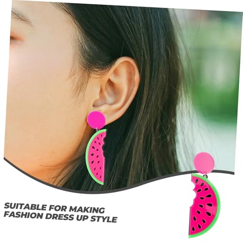HEALEEP Damen Ohrhänger Wassermelone Leicht Modisch Fruchtohrringe Elegant für Alltag Party Stilvoll Sicher und Angenehm zu Tragen von HEALEEP