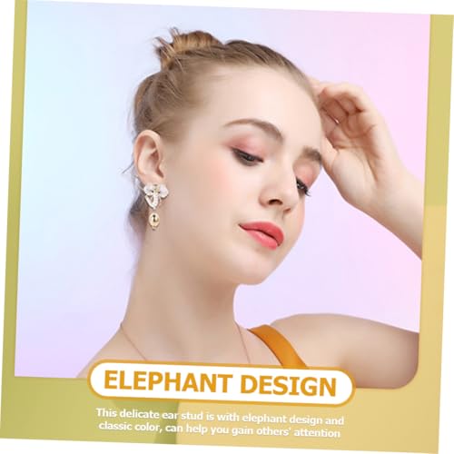 HEALEEP Damen Ohrstecker Design Vintage Stil Leicht und Elegant Modisch für Party Hochzeit Alltag Weiß von HEALEEP