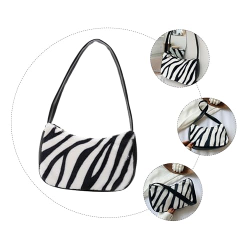 HEALEEP Damen Umhängetasche mit Kuhfellmuster Langlebige Outdoor Handtasche Unterarmtasche mit Vielen Fächern Vielseitige Schultertasche für Alltag Reisen und Einkäufe von HEALEEP