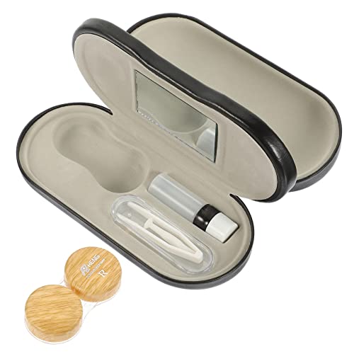 HEALEEP Dual-use Brillenbox Aus Pu Tragbare Doppel-Layer Aufbewahrungsbox Für Sonnenbrillen Und Brillen Stilvolles Kreatives Design Schützt Vor Kratzern Und Staub Praktischer Organizer Für von HEALEEP