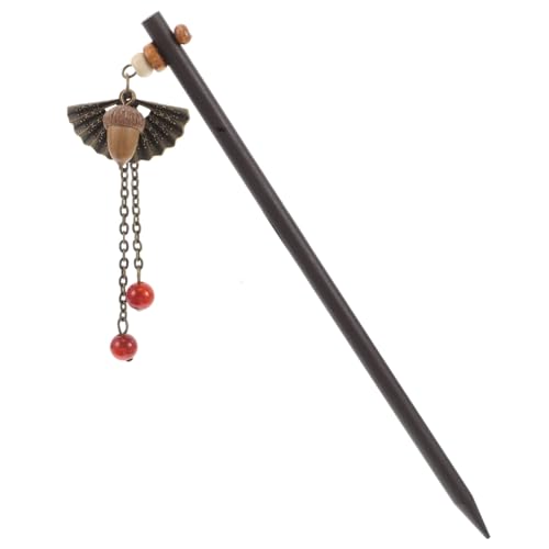 HEALEEP Ethnisches Vintage Haarnadel Holz und Legierung mit Langem Perlenanhänger Retro Chinesisches Haarschmuck design für Frauen Vielseitig Einsetzbar bei Hochzeiten und Partys von HEALEEP