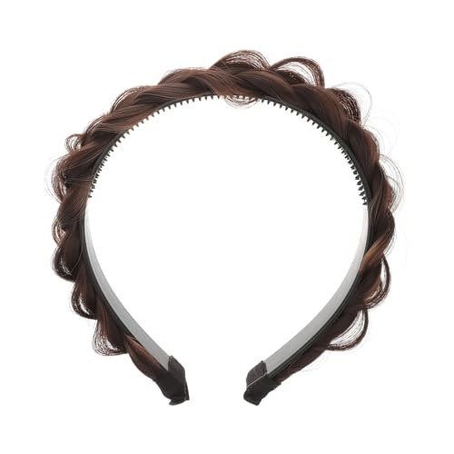 HEALEEP Geflochtenes Stirnband Für Mädchen Und Frauen Zopf-haarband Aus Abs Und Hochtemperaturfasern Kopfschmuck Für Alltag Und Besondere Anlässe Haarfixierung Und Pflege von HEALEEP