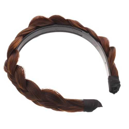 HEALEEP Geflochtenes Haarband Damen Breites Stirnband Rutschfest Haarschmuck Mädchen Party Alltagsmode Modisches Haaraccessoire Leicht Anzulegen von HEALEEP