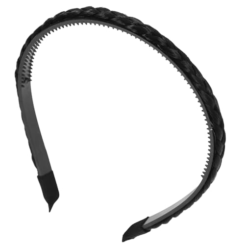 HEALEEP Geflochtenes Haarband für Damen und Mädchen Schwarzes Stirnband mit Breitem Rand Rutschfest für Hochzeit Party Büro und Alltag aus Strapazierfähigem Material Gefertigt HEALEEP Geflochtenes Haarband für Damen und Mädchen Schwarzes Stirnband mit Breitem Rand Rutschfest für Hochzeit Party Büro und Alltag aus Strapazierfähigem Material Gefertigt von HEALEEP