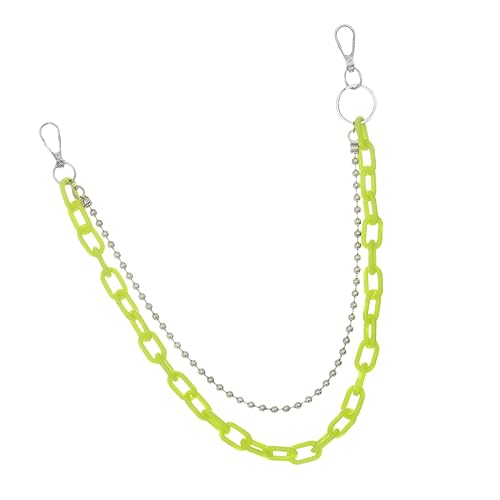 HEALEEP Geometrische Hüftkette für Erwachsene Extravaganter Taillengürtel mit Runden Perlen Fruchtgrün für Partys Reisen und Tanz Leicht und Langlebig von HEALEEP