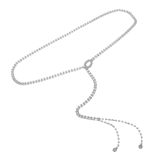 HEALEEP Glitzernde Rhinestone Taillenkette für Damen Verstellbarer Dekorationsgürtel für Partys Hochzeiten und Besondere Anlässe Stilvolles Accessoire mit Vollem Strassdesign von HEALEEP