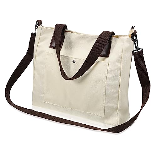 HEALEEP Große Canvas Tote Bag für Frauen Strapazierfähige Einkaufstasche mit Hohem Fassungsvermögen für Sommer Strand und Freizeitaktivitäten Hochwertigem Canvas Material Praktische HEALEEP Große Canvas Tote Bag für Frauen Strapazierfähige Einkaufstasche mit Hohem Fassungsvermögen für Sommer Strand und Freizeitaktivitäten Hochwertigem Canvas Material Praktische von HEALEEP