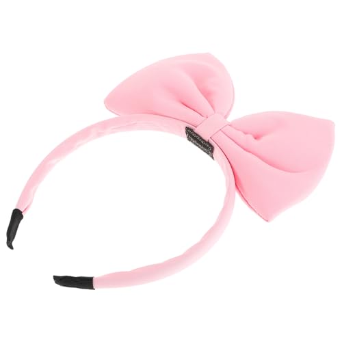 HEALEEP Großes Haarschleifen Stirnband für Damen Eleganter Haarreifen Rosa für Verschiedene Anlässe für Partys und Alltag aus Strapazierfähigem Material Gefertigt Modisches Design und von HEALEEP