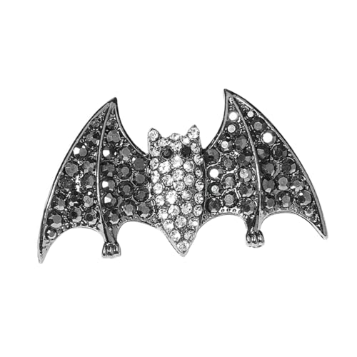 HEALEEP Halloween Fledermaus Flügel Haarspange mit Strasssteinen Langlebiger Clip für Party und Kostüm Dekoration Stylisches Vampir Accessoire für Damen und Mädchen von HEALEEP