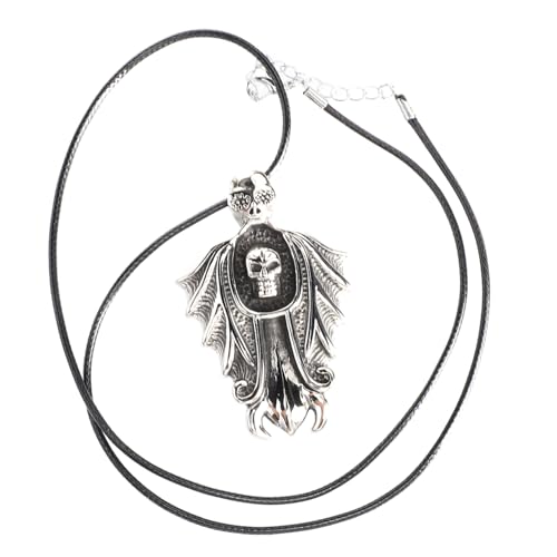 HEALEEP Halloween Schädel Halskette Stylisches Clavicle Pendant mit Hohlem Spinnenanhänger Modisches Hip Hop Schmuckstück für Damen Kreatives Halloween Accessoire Langlebiges Material von HEALEEP