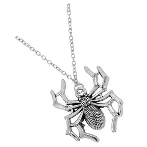 HEALEEP Halloween Spider Anhänger Halskette für Frauen Design Modisches Spider Pendant Trendige Geschenkidee für Mädchen Geeignet für Party und Alltag von HEALEEP