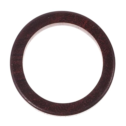 HEALEEP Holzfingerring Natur Einfacher Schmuckring Für Frauen Holzring Bastelring Fingerdekoration Ringe Aus Holz von HEALEEP