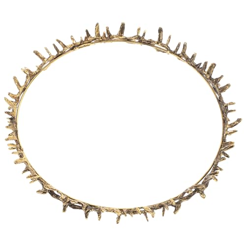 HEALEEP Königskrone Für Herren Aus Metall Renaissance Cosplay Haaraccessoire Einzigartige Dornenkrone Für Partys Und Hochzeiten Robustes Design Für Königskostüme Für Abschlussball von HEALEEP