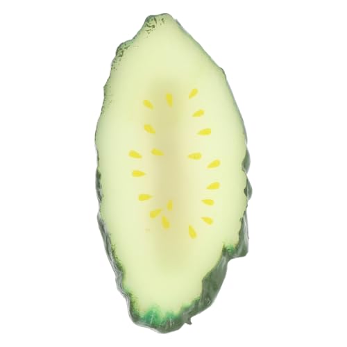 HEALEEP Kreative Haarklammer Gurkenform Verspieltes Haaraccessoire für Mädchen und Haarspange für Alltag Partys und Cosplay Haarclip aus Haarschonendem Harz von HEALEEP