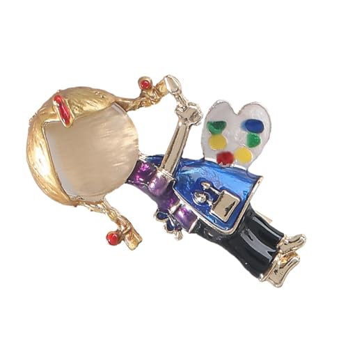 HEALEEP Kreative Mädchen Brosche Modischer Anstecker Form Eines Kleinen für Frauen als Schmuckstück für Verschiedene Anlässe Einfach Anzubringen für von HEALEEP