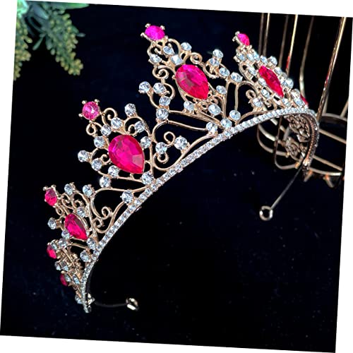 HEALEEP Kristallbraut Tiara mit Strasssteinen Hochzeitskrone für Damen Leichter und Bequemer Brautschmuck Geeignet für Hochzeit Geburtstag Party und Festliche Anlässe von HEALEEP