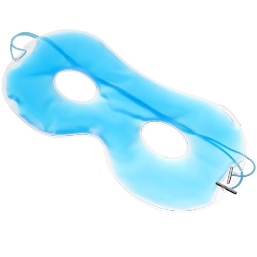 HEALEEP Kühlende Augenmaske aus Wiederverwendbarem Gel Erleichterung bei Augenproblemen Schwellungen und Müdigkeit für Damen und Herren Einfach Anwendung für Mikrowelle oder Kühlung von HEALEEP