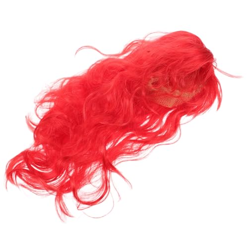 HEALEEP Lange Lockige Haarperücke Für Damen Modische Rote Perücke Leicht Zu Waschen Und Pflegen Für Halloween Partys Und Cosplay-anlässe von HEALEEP