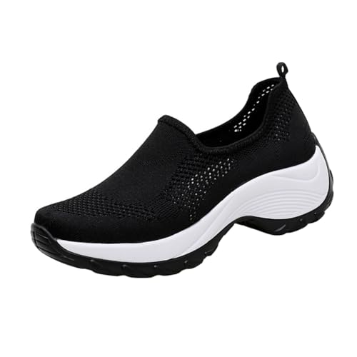 HEALEEP Leichte Atmungsaktive Damen Laufschuhe mit Luftpolster rutschfeste Outdoor Sneaker Schnell Trocknendes Mesh Bequeme Sportschuhe für Wandern Training und Freizeit im Frühling von HEALEEP