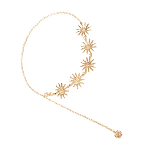 HEALEEP Metal Waist Chain Gürtel Damen Leichte Langlebige Körperkette in Gold Modischer Bikini Taillengürtel Eleganter Schmuck für Sommer und Partys von HEALEEP