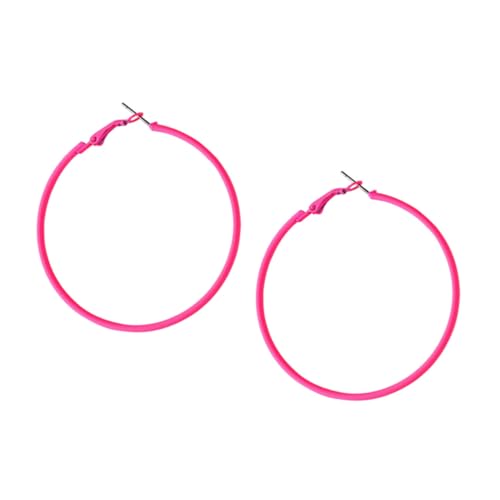 HEALEEP Modische Große Runde Creolen Ohrringe in mit Geometrischem Kreisdesign Leichte Damen Ohrhänger für Alltag Party und Geschenkidee für Frauen und Mädchen von HEALEEP