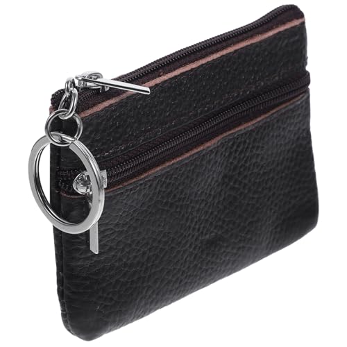 HEALEEP Münzbeutel Damen Mini Portemonnaie mit Schlüsselanhänger Kleine Vielseitige Geldbörse für Münzen Kopfhörer Schmuck Weiches Langlebiges Material Modisches Schlichtes Design von HEALEEP