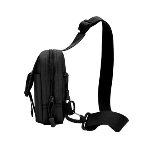 HEALEEP Multifunktionale Herren Brusttasche Camouflage Verstellbare Verschleißfeste Crossbody Umhängetasche mit Separaten Fächern Leichte Outdoor Handytasche für Sport Wandern und Alltag von HEALEEP