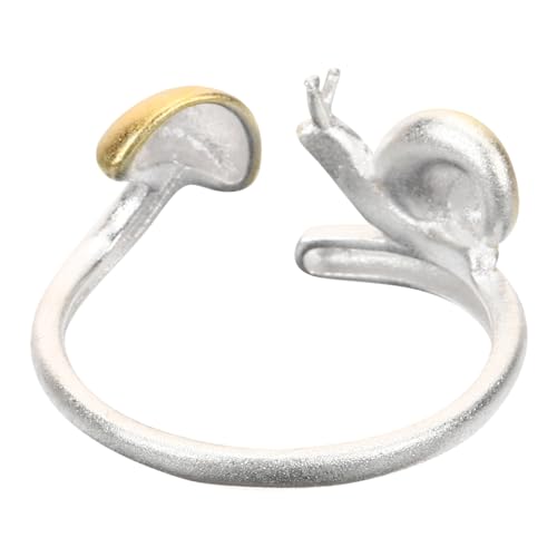 HEALEEP Mushroom Design Ring für Damen Verstellbarer Boho Finger Ring Eleganter Modeschmuck für Hochzeiten Partys und Besondere Anlässe von HEALEEP