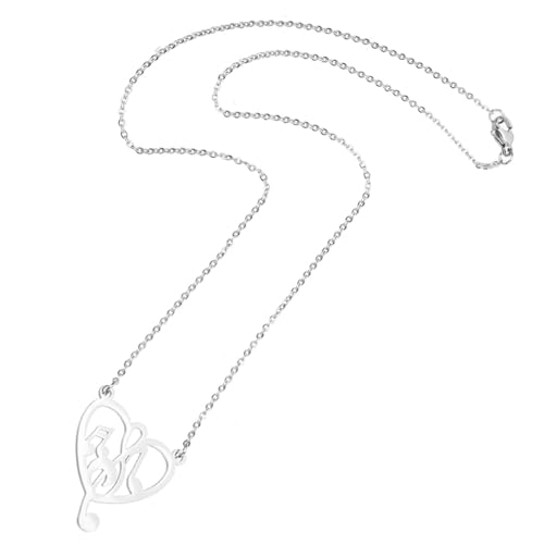 HEALEEP Musiknoten Halskette für Damen Stilvolle Clavikulkette mit Einzigartigem Design für Besondere Anlässe und Alltag Hochwertiger Schmuck für Frauen der Ihre Outfits Ergänzt von HEALEEP