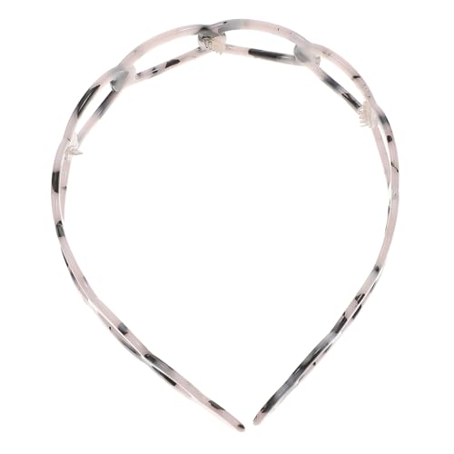 HEALEEP Non slip Vintage Damen Haarschmuck Acetat Haarreif Blaues Tortoise Muster Geometrisch Für Alltag Sport Party Reise von HEALEEP