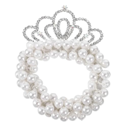 HEALEEP Perlen Haargummi mit Elastischem Design Beaded Haarseil für Mädchen Schonender Ponytail Halter Modisches Haarschmuck Accessoire für Vielseitige Frisuren von HEALEEP