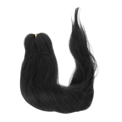 HEALEEP Pre Stretched Synthetische Braiding Hair Verlängerung Zöpfe Einflechten Leicht Zu Tragen Für Damen Und Mädchen Schwarze Kunsthaar Extensions von HEALEEP
