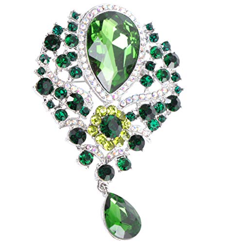 HEALEEP Rhinestone Brosche Legierung mit und Glänzenden Details Hängende Dekorative Brosche für Kleidung Schals und Taschen B von HEALEEP